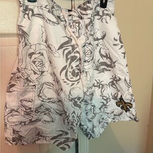 New Orleans Saints Swim Trunks Size L
